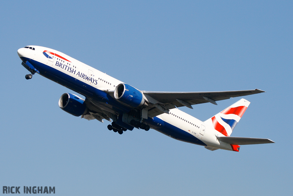 Boeing 777-236ER - G-VIIW - British Airways