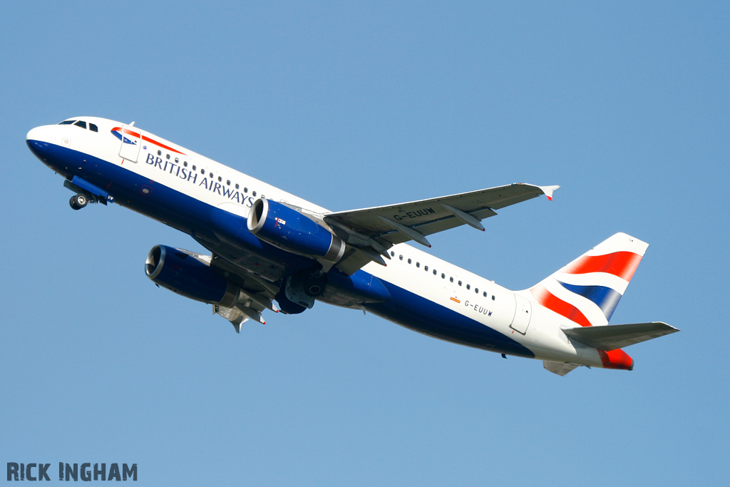 Airbus A320-232 - G-EUUW - British Airways