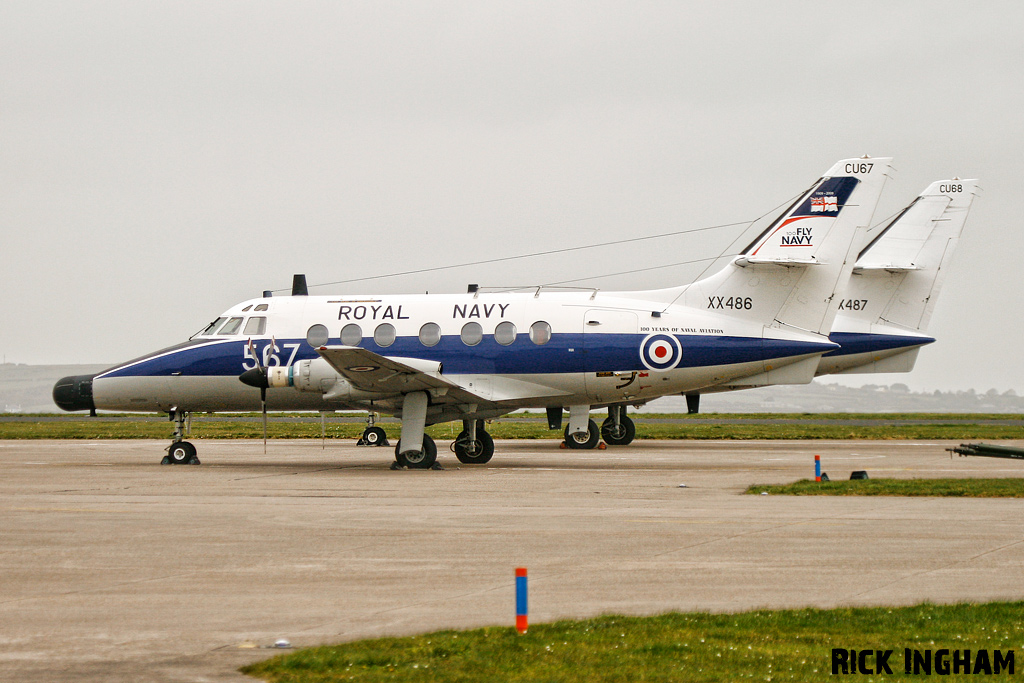 Scottish Aviation Jetstream T2 - XX486/567 - Royal Navy