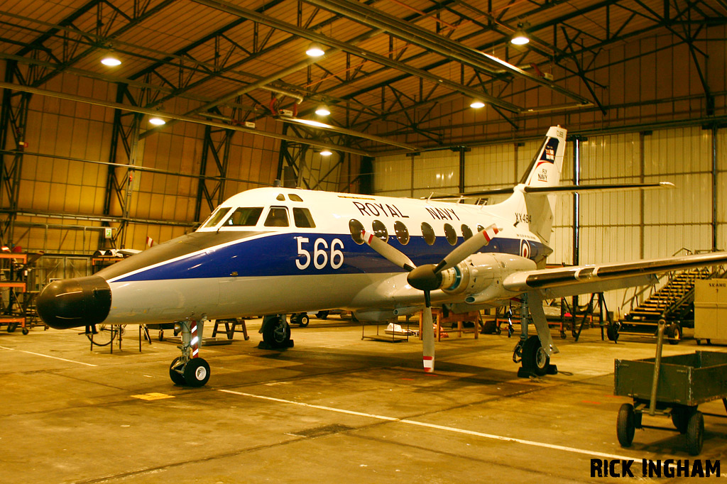 Scottish Aviation Jetstream T2 - XX484/566 - Royal Navy