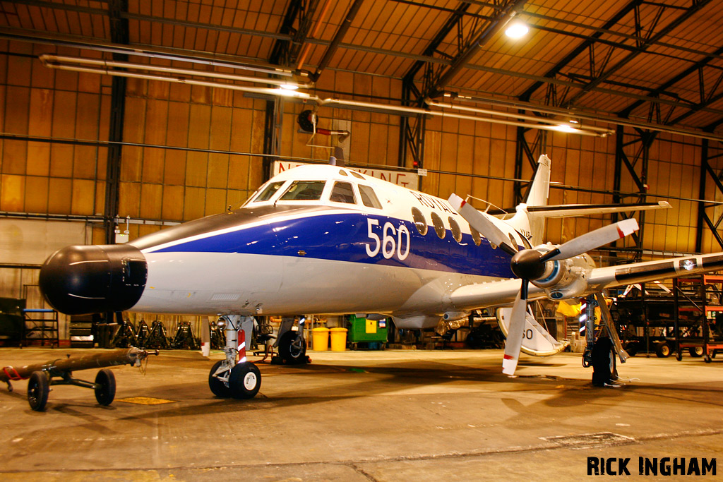 Scottish Aviation Jetstream T2 - XX481/560 - Royal Navy