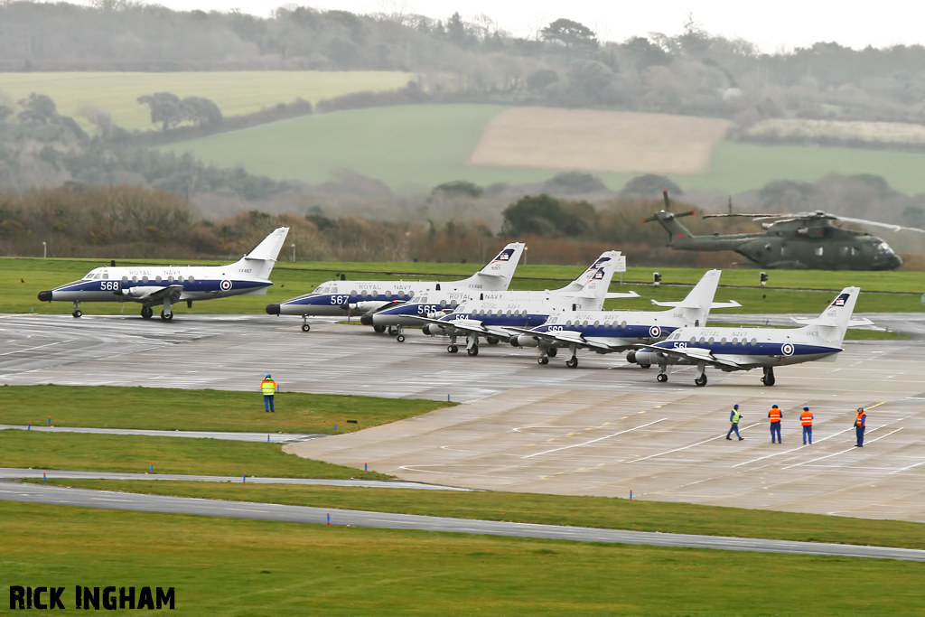 Scottish Aviation Jetstream T2 - XX487/568 - Royal Navy