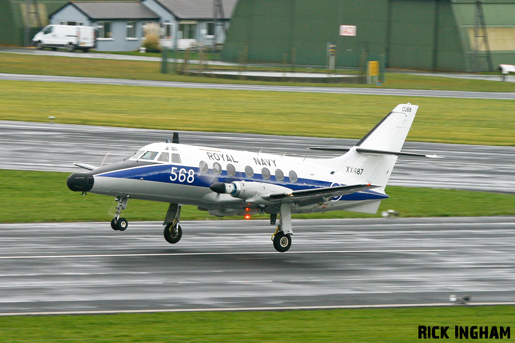 Scottish Aviation Jetstream T2 - XX487/568 - Royal Navy