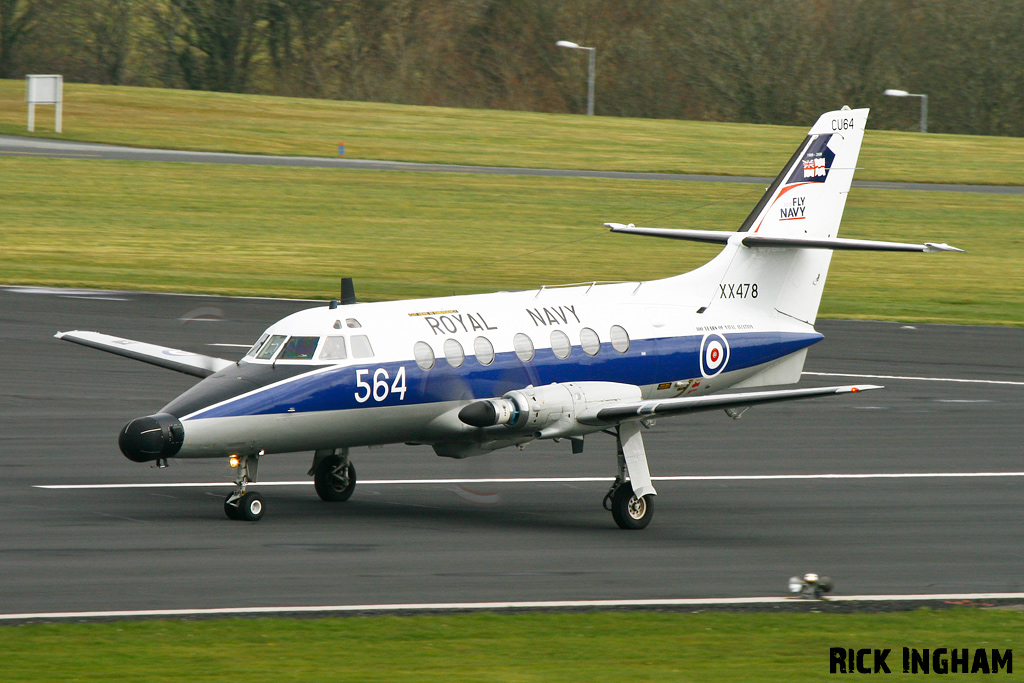 Scottish Aviation Jetstream T2 - XX478/564 - Royal Navy