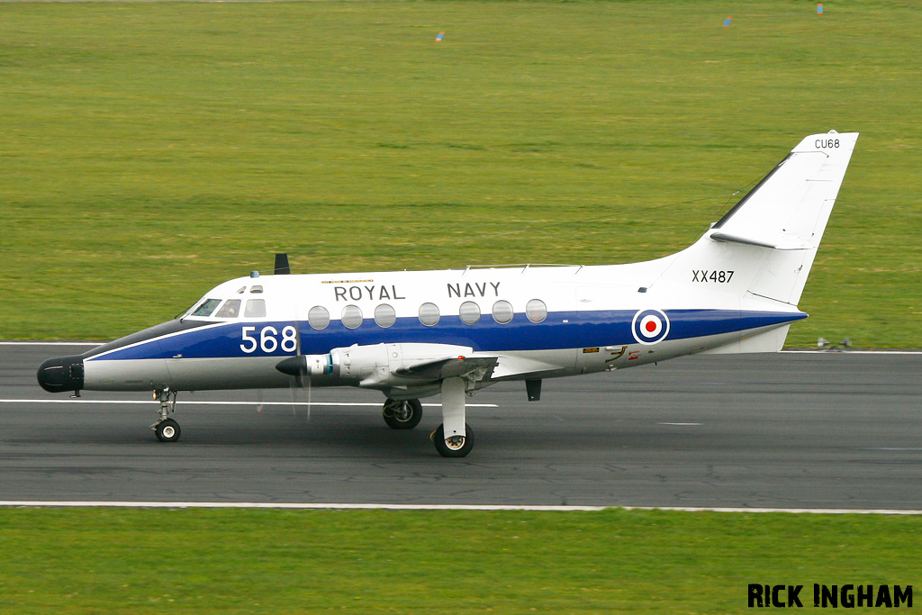 Scottish Aviation Jetstream T2 - XX487/568 - Royal Navy