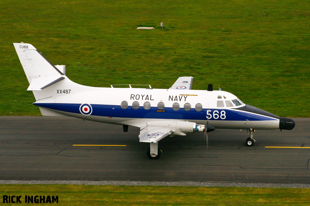 Scottish Aviation Jetstream T2 - XX487/568 - Royal Navy