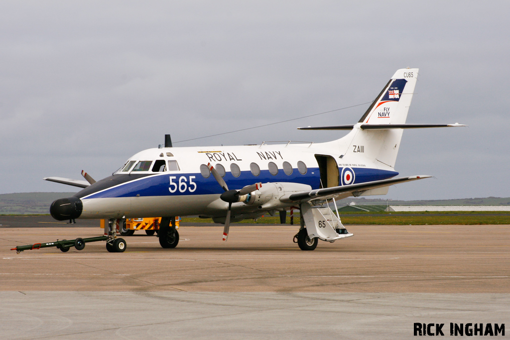 Scottish Aviation Jetstream T2 - ZA111/565 - Royal Navy