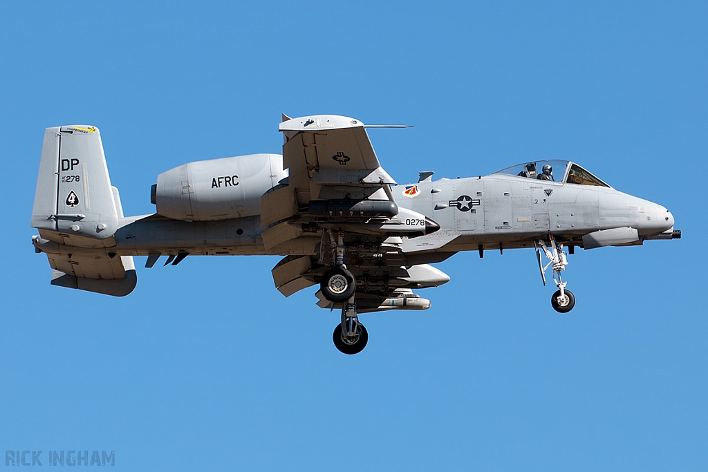 Fairchild A-10C Thunderbolt II - 80-0278/DP - USAF