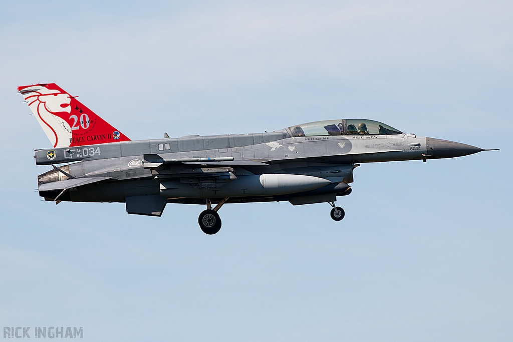 Lockheed Martin F-16D Fighting Falcon Block 52 - 96-5034 - Republic of Singapore Air Force