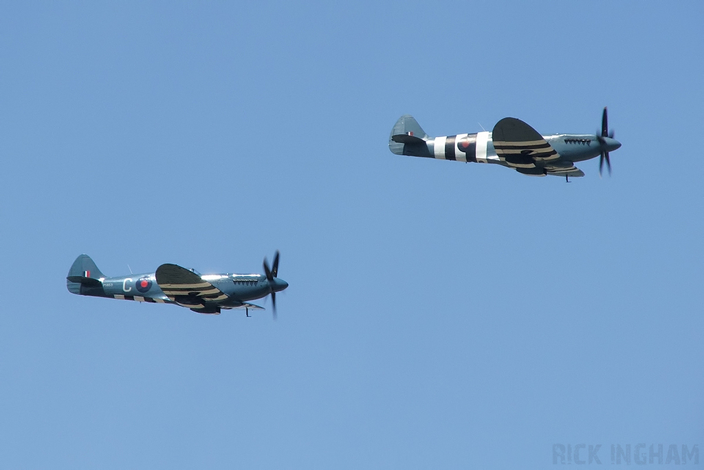 Supermarine Spitfire PRXI - PL965/R (G-MKXI) + PS853/C (G-RRGN) - RAF