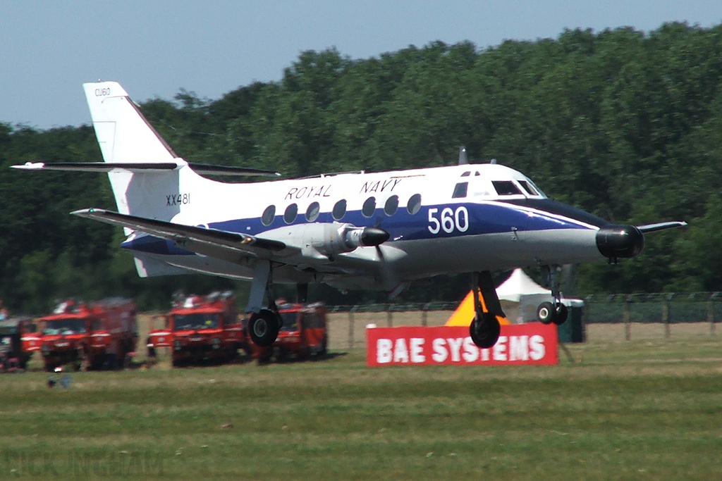 Scottish Aviation Jetstream T2 - XX481/560 - Royal Navy