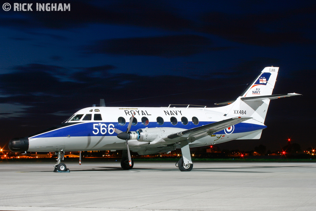 Scottish Aviation Jetstream T2 - XX484/566 - Royal Navy