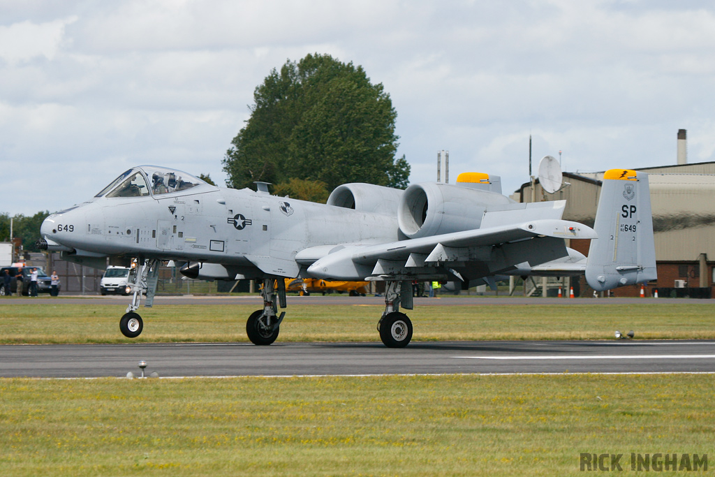 Fairchild A-10C Thunderbolt II - 82-0649 - USAF