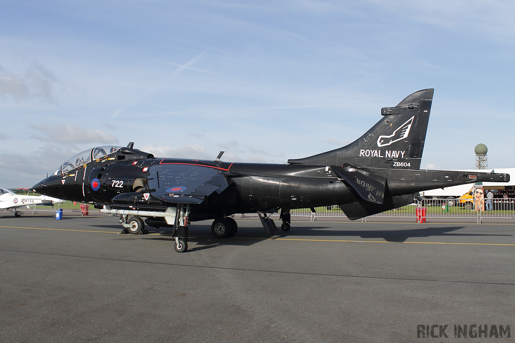 British Aerospace Sea Harrier T8 - ZB604/722 - Royal Navy