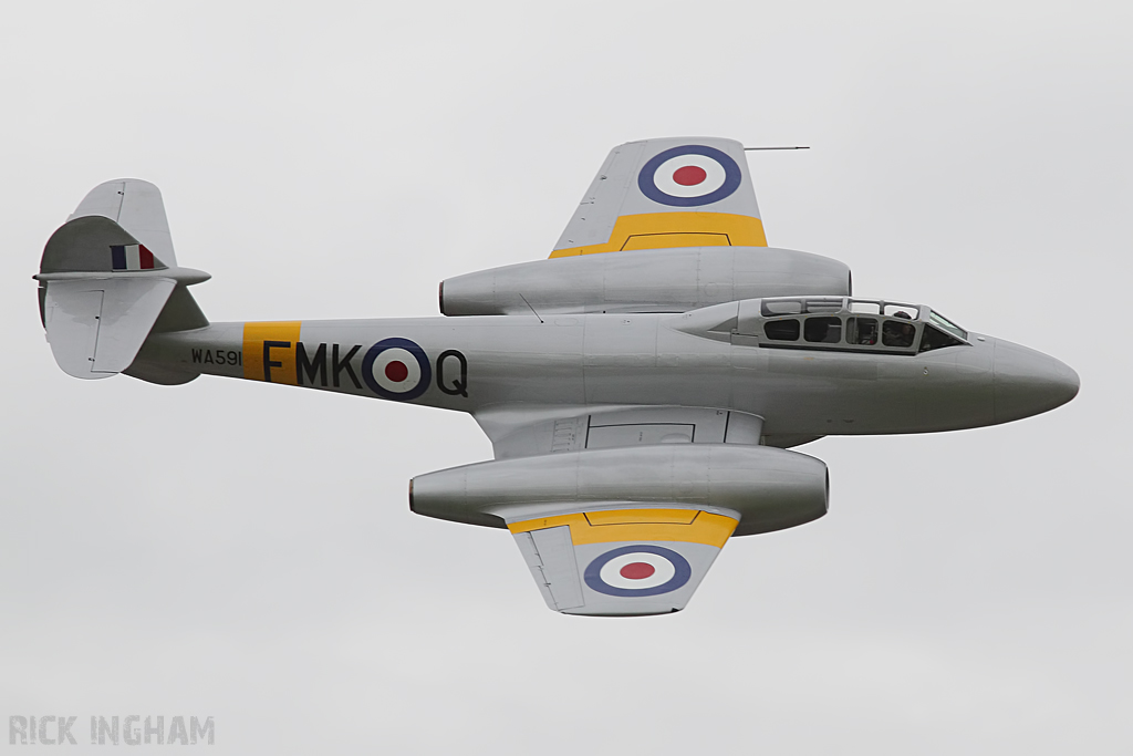 Gloster Meteor T7 - WA591/G-BWMF - RAF