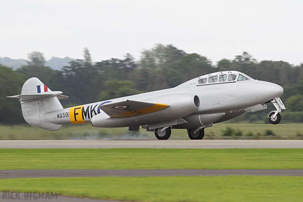 Gloster Meteor T7 - WA591/G-BWMF - RAF