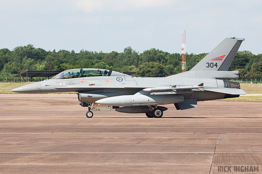 General Dynamics F-16BM Fighting Falcon - 304 - Norwegian Air Force