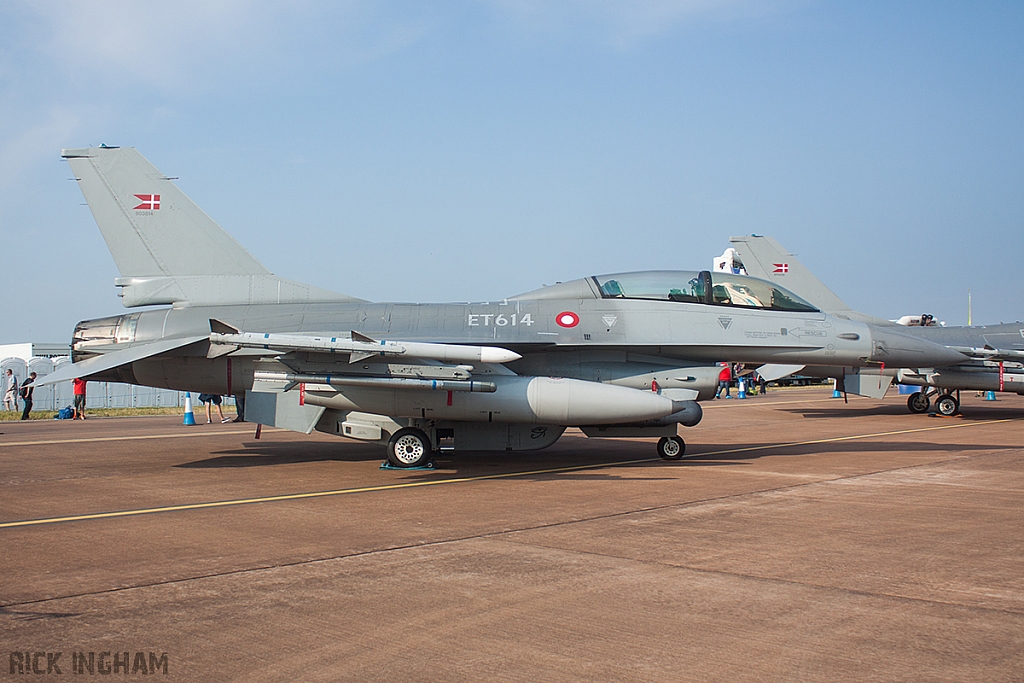 Lockheed Martin F-16BM Fighting Falcon - ET-614 - Danish Air Force