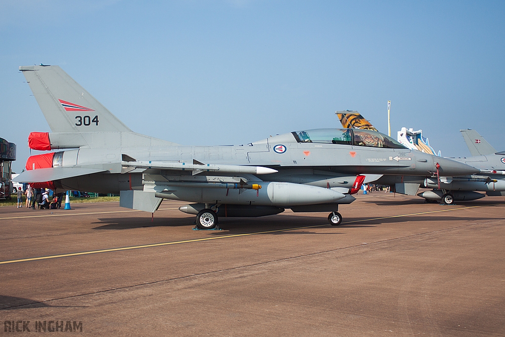 Lockheed Martin F-16BM Fighting Falcon - 304 - Norwegian Air Force