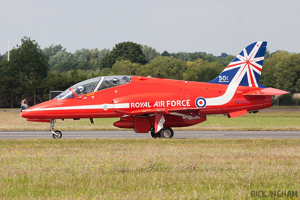 British Aerospace Hawk T1A - XX322 - The Red Arrows - RAF