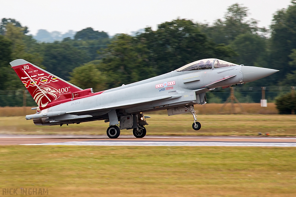 Eurofighter Typhoon FGR4 - ZK353 - RAF