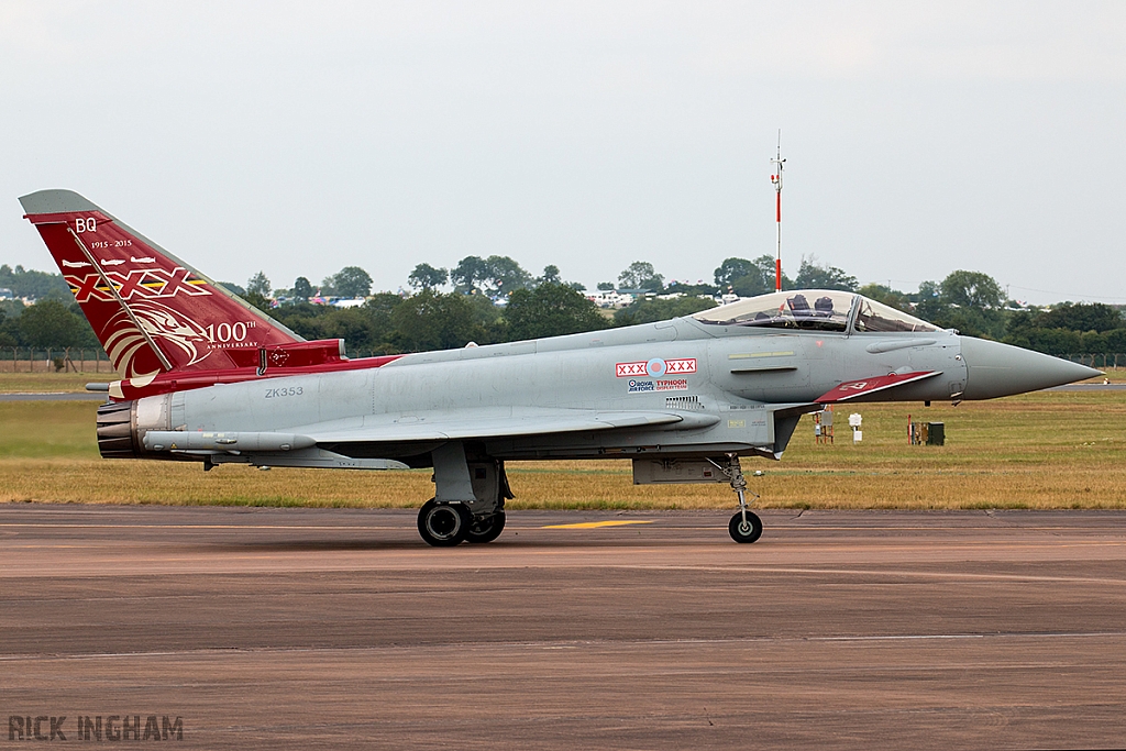 Eurofighter Typhoon FGR4 - ZK353 - RAF