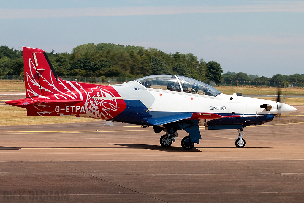 Pilatus PC-21 - G-ETPA - QinetiQ