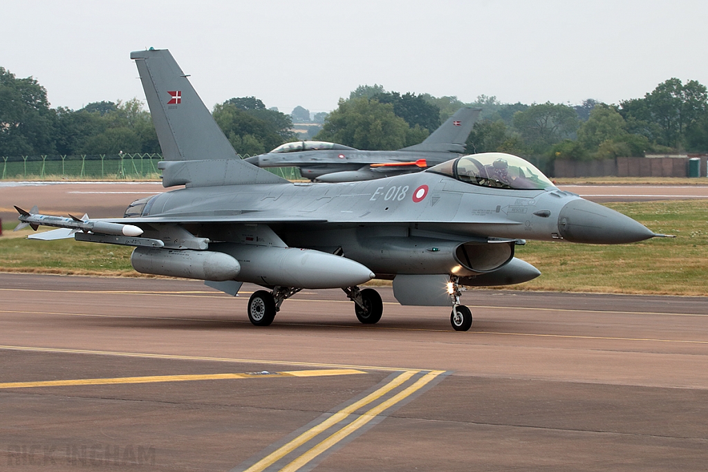 Lockheed Martin F-16AM Fighting Falcon - E-018 - Danish Air Force