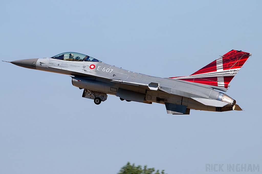 Lockheed Martin F-16AM Fighting Falcon - E-607 - Danish Air Force