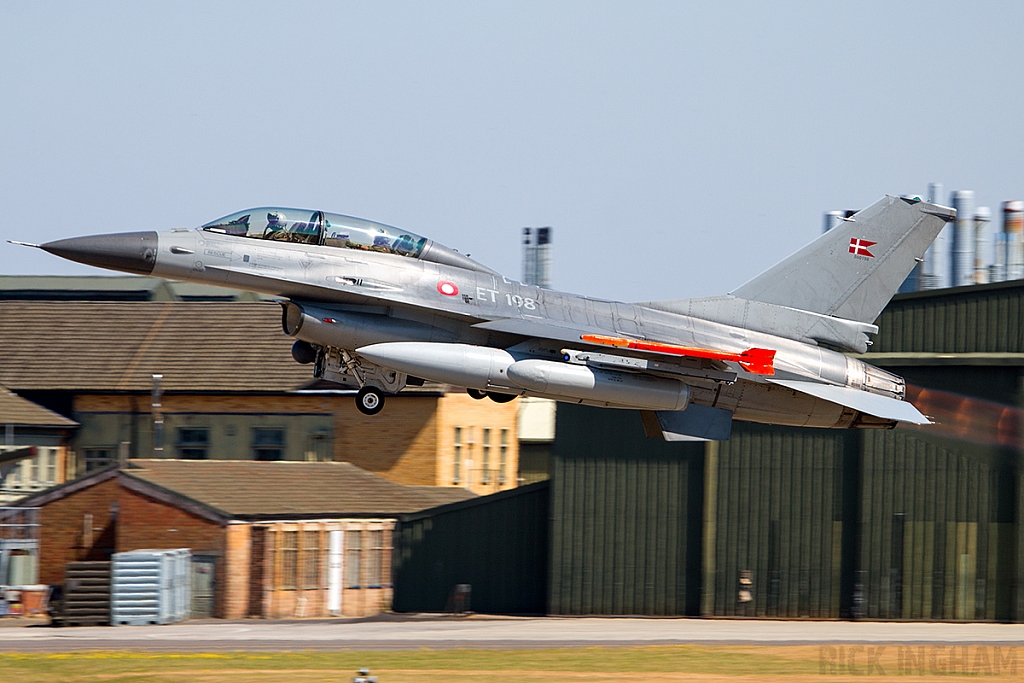 Lockheed Martin F-16DM Fighting Falcon - ET-198 - Danish Air Force