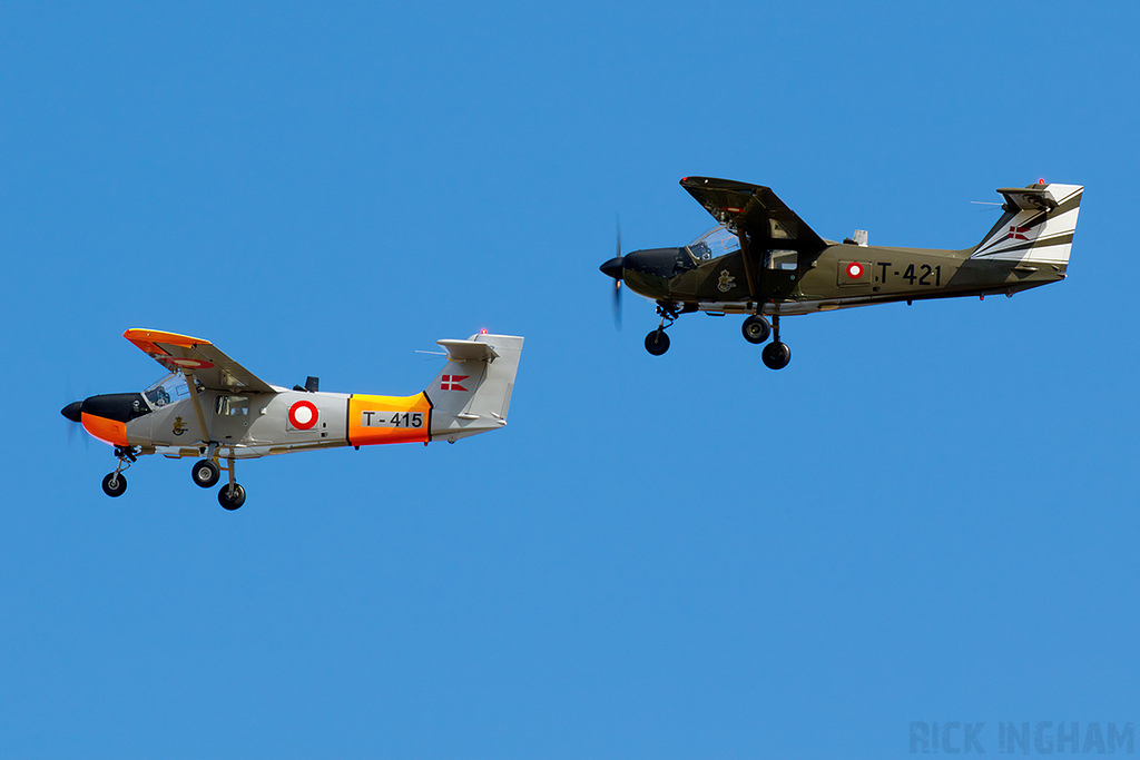 Saab T-17 Supporter - T-415 + T-421 - Danish Air Force