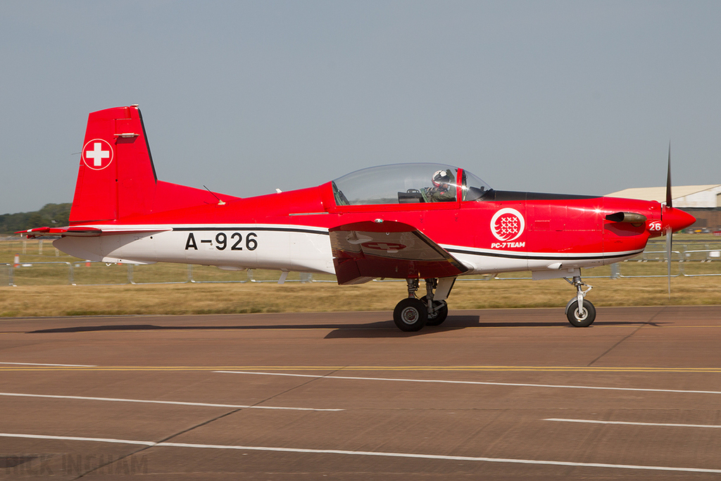 Pilatus PC-9M - A-926 - Swiss Air Force