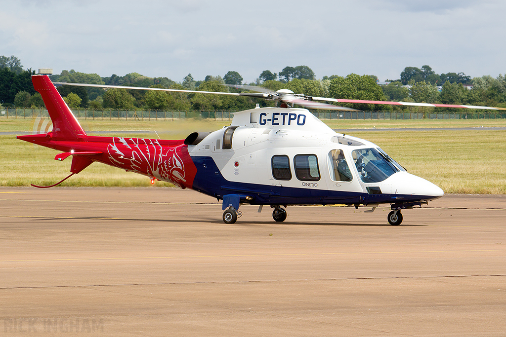 Agusta A109E Power - G-ETPO - QinetiQ