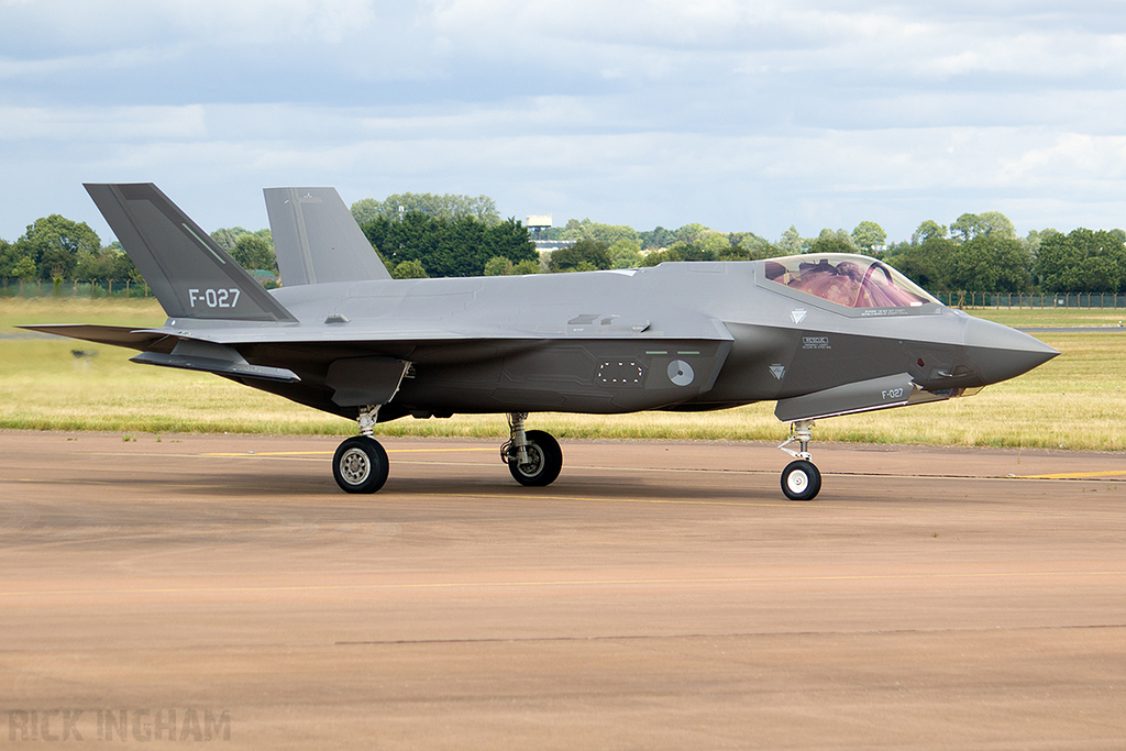 Lockheed Martin F-35A Lightning II - F-027 - RNLAF