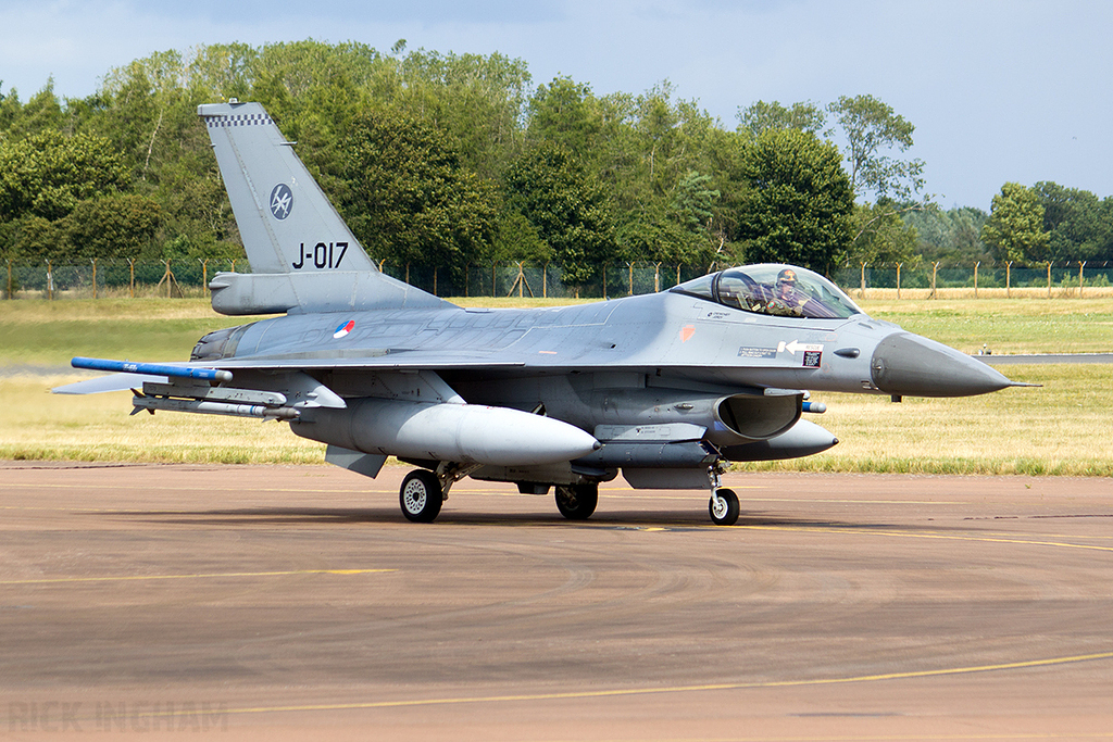 Lockheed Martin F-16AM Fighting Falcon - J-017 - RNLAF