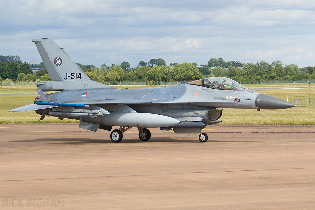 Lockheed Martin F-16AM Fighting Falcon - J-514 - RNLAF