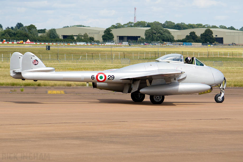 de Havilland Vampire FB52 - LN-DHY / 6-29 - Italian Air Force (Norwegian Air Force Historic Flight)