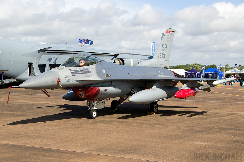 Lockheed Martin F-16CJ Fighting Falcon - 91-0343 - USAF