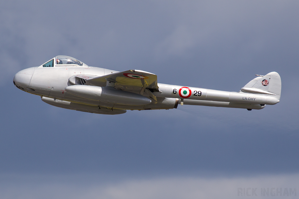 de Havilland Vampire FB52 - LN-DHY / 6-29 - Italian Air Force (Norwegian Air Force Historic Flight)