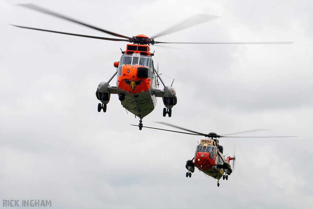 Westland Sea King Mk.41 - 89+63 - German Navy + Westland Sea King Mk48 - RS-02 / G-BDNI - Belgian Air Component