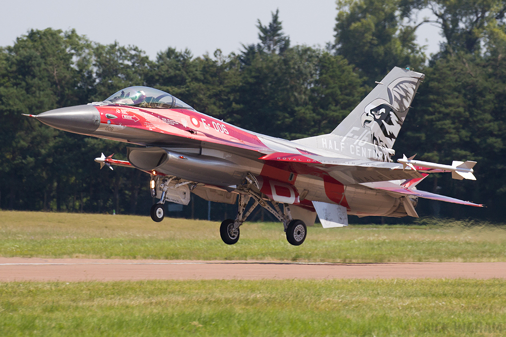 Lockheed Martin F-16AM Fighting Falcon - E-006 - Danish Air Force