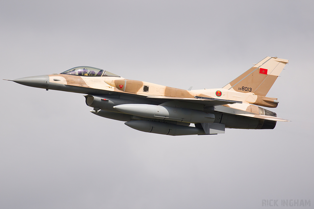 Lockheed Martin F-16C Fighting Falcon - 08-2013 - Moroccan Air Force