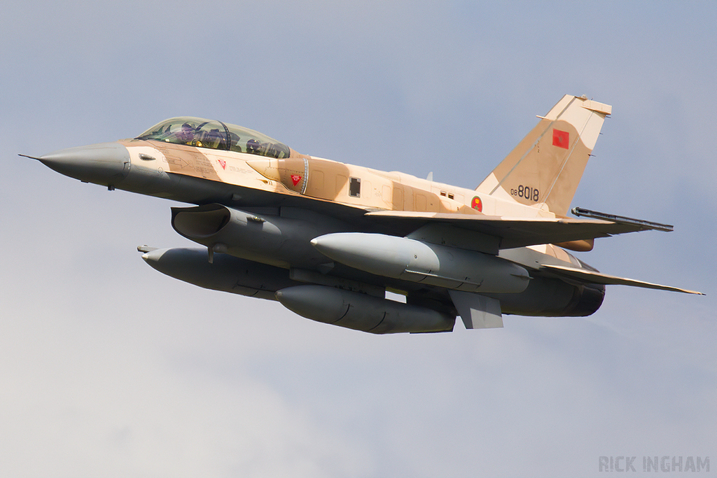 Lockheed Martin F-16D Fighting Falcon - 08-2018 - Moroccan Air Force
