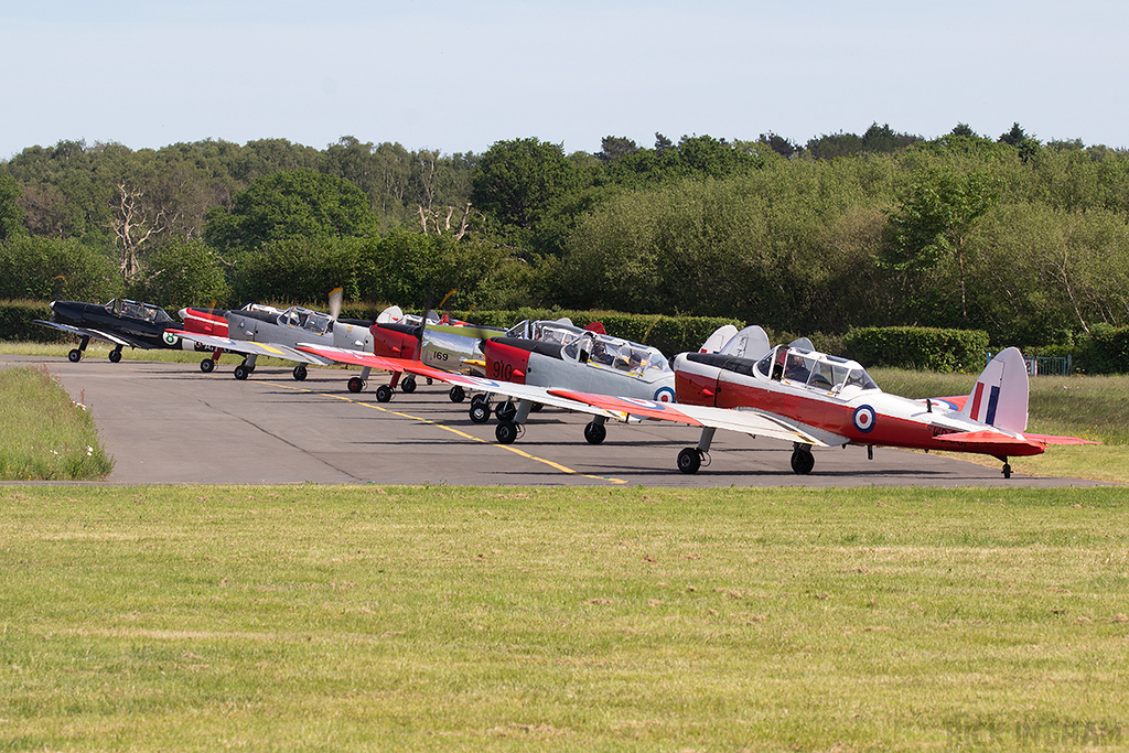 de Havilland Chipmunk 80th Anniversary formation