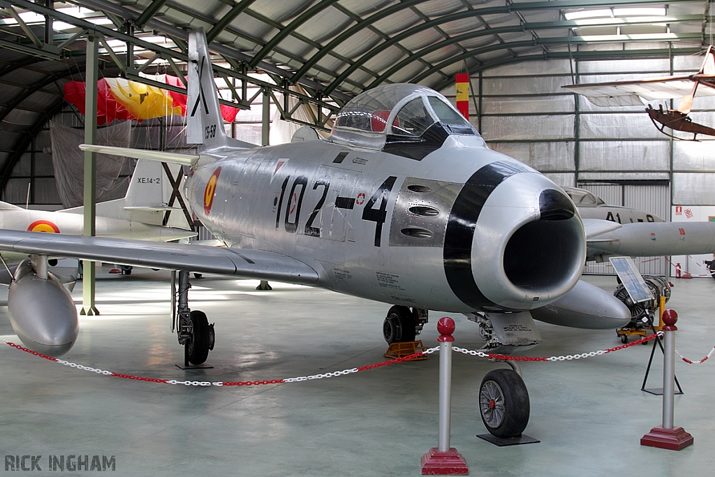 North American F-86F Sabre - C.5-58/102-4 - Spanish Air Force