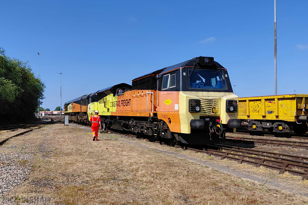 Class 70 - 70803 - Colas Rail