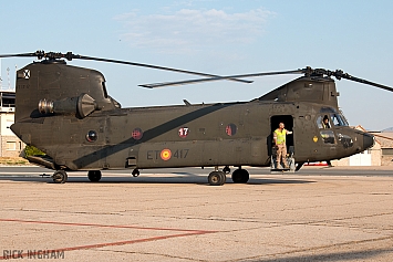 Boeing CH47D Chinook - HT.17-17 / ET-417 - Spanish Army