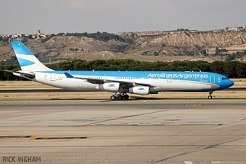 Airbus A340-313 - LV-CSE - Aerolineas Argentinas
