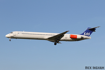 McDonnell Douglas MD-82 - LN-RMO - Scandinavian Airlines
