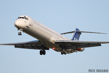 McDonnell Douglas MD-82 - OY-KGT - Scandinavian Airlines
